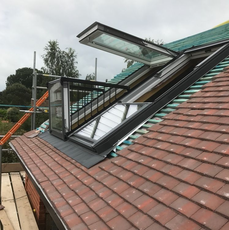 Velux balcony installation