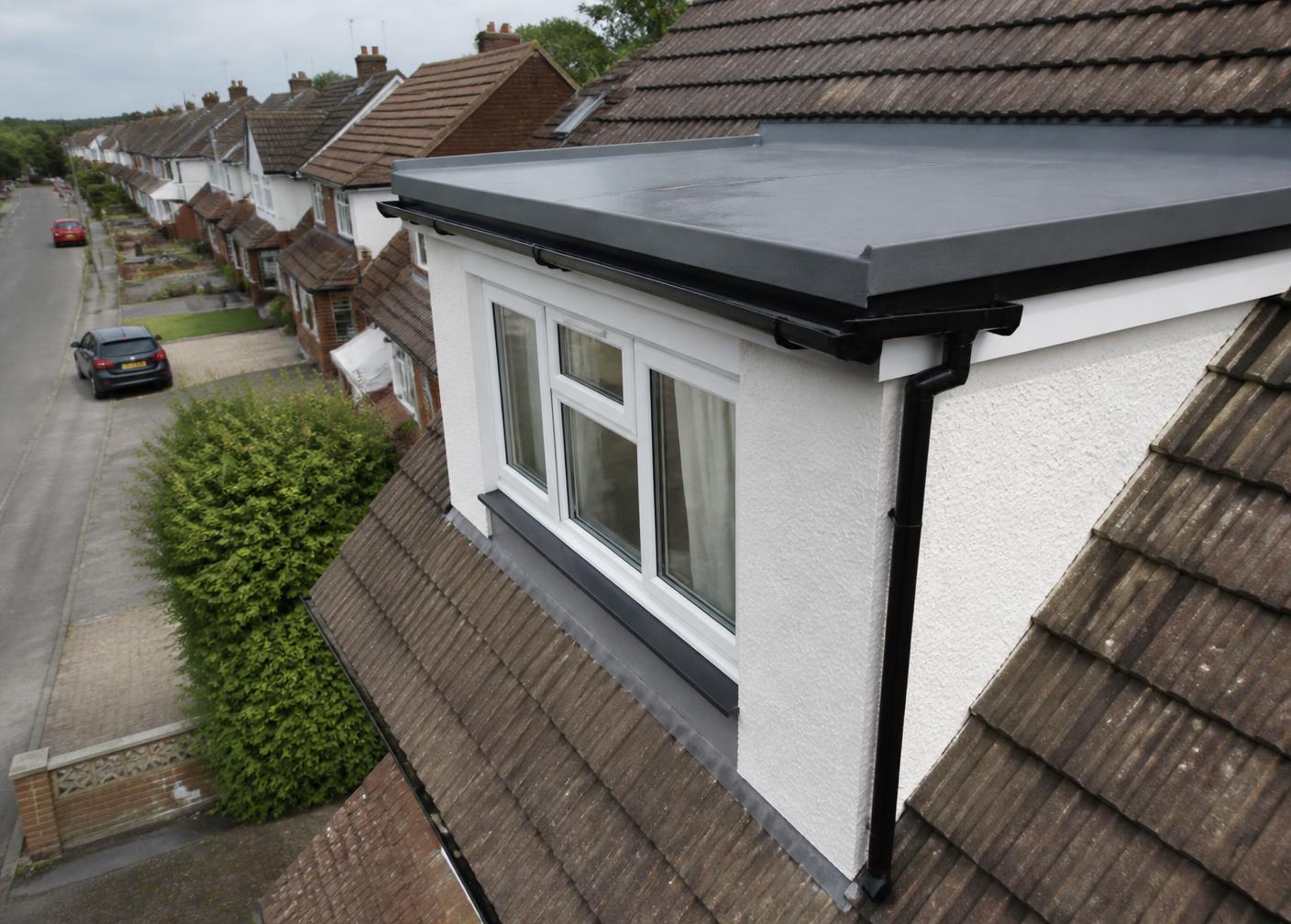 Dormer flat roof